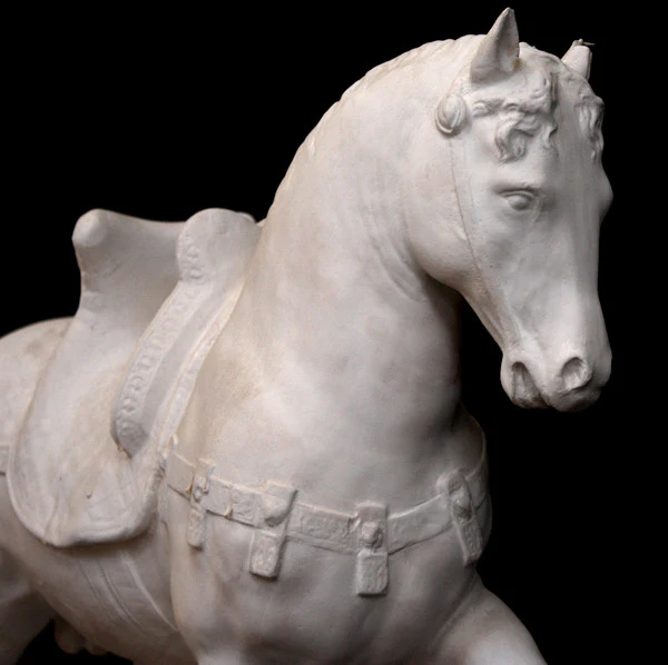 Horse of Colleoni Bartolomeo- Piazza Colleoni - Item #782 - Image 3