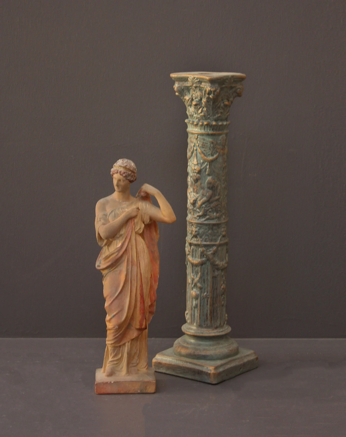 Tanagra Figurine Arranging Garments - Item #317 - Image 10