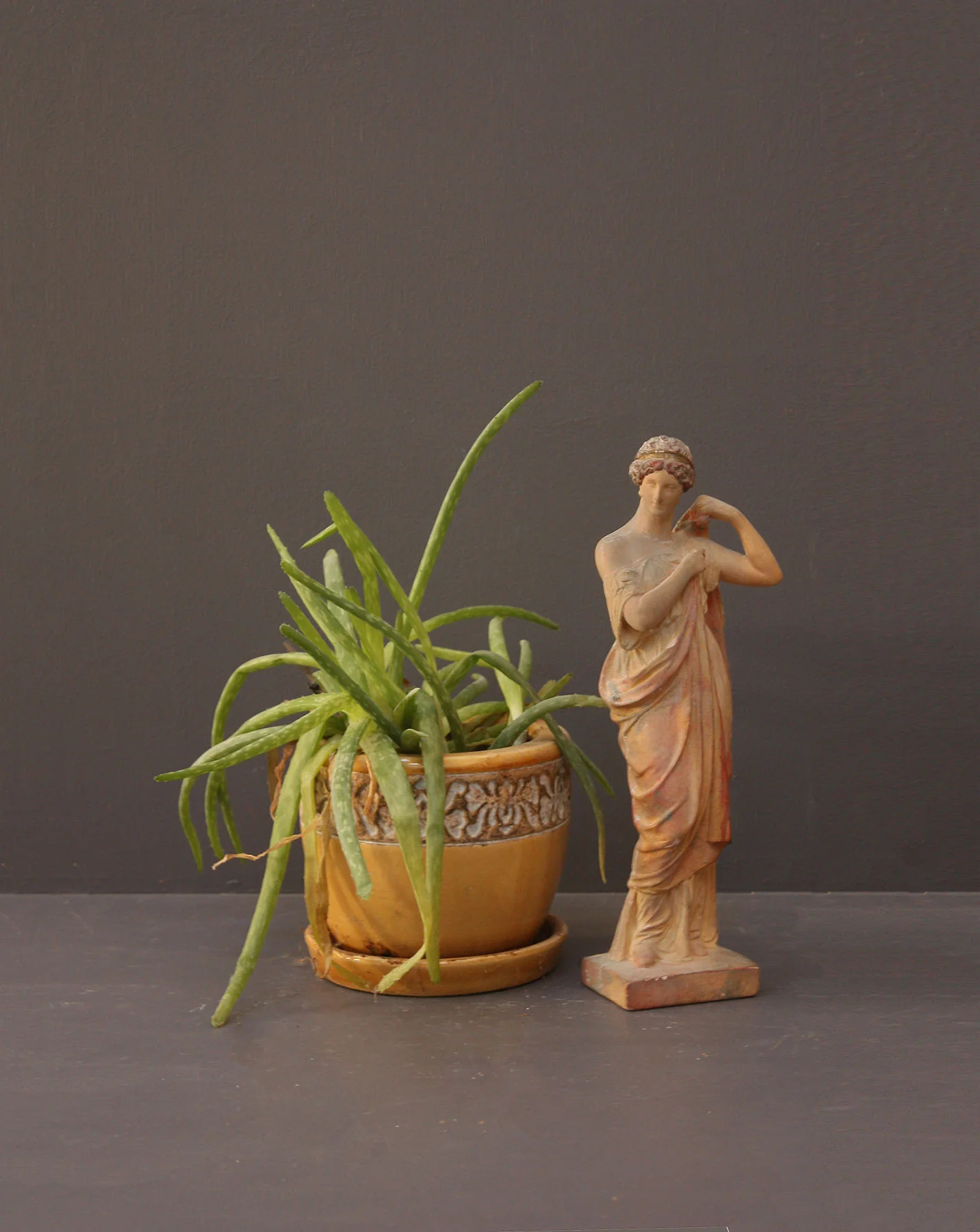 Tanagra Figurine Arranging Garments - Item #317 - Image 12
