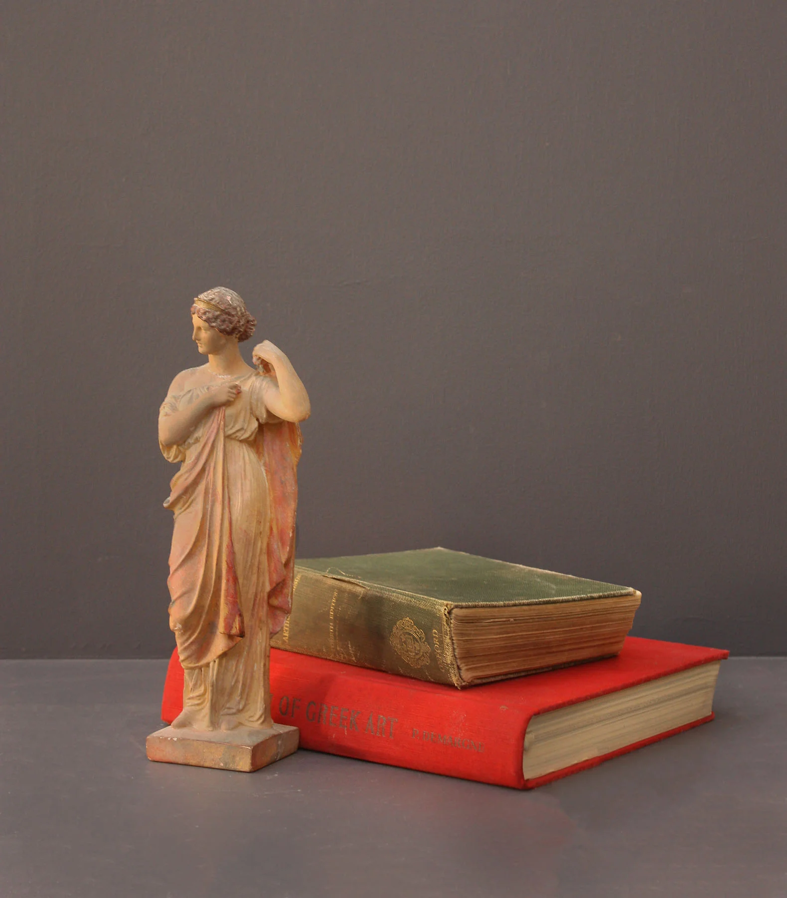 Tanagra Figurine Arranging Garments - Item #317 - Image 13