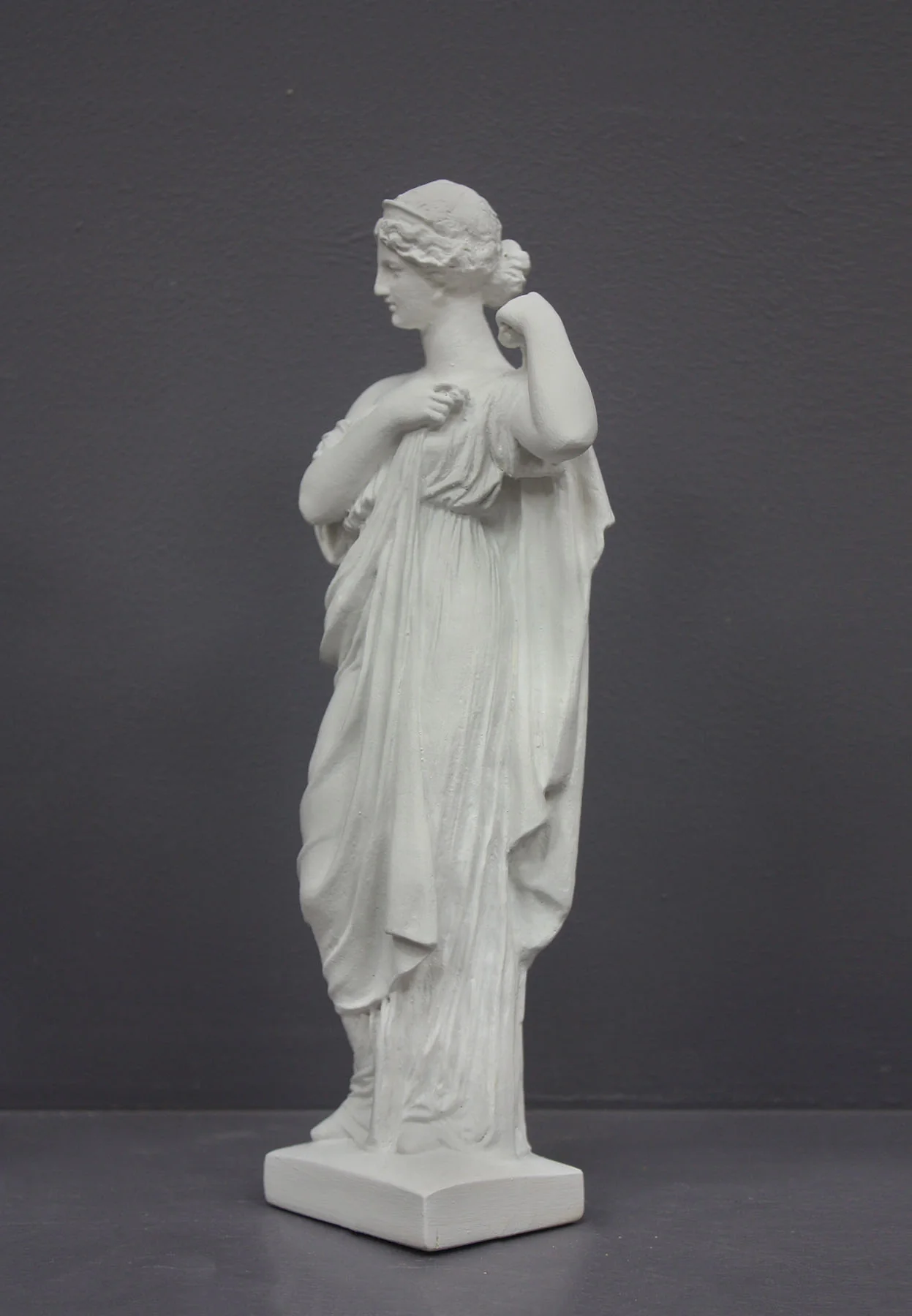 Tanagra Figurine Arranging Garments - Item #317 - Image 2