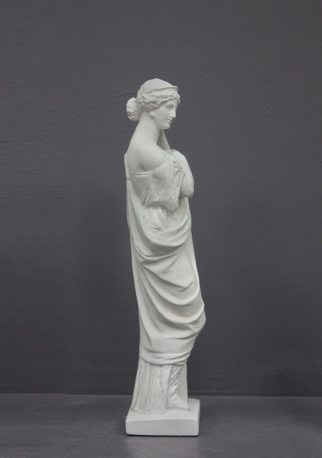 Tanagra Figurine Arranging Garments - Item #317 - Image 4