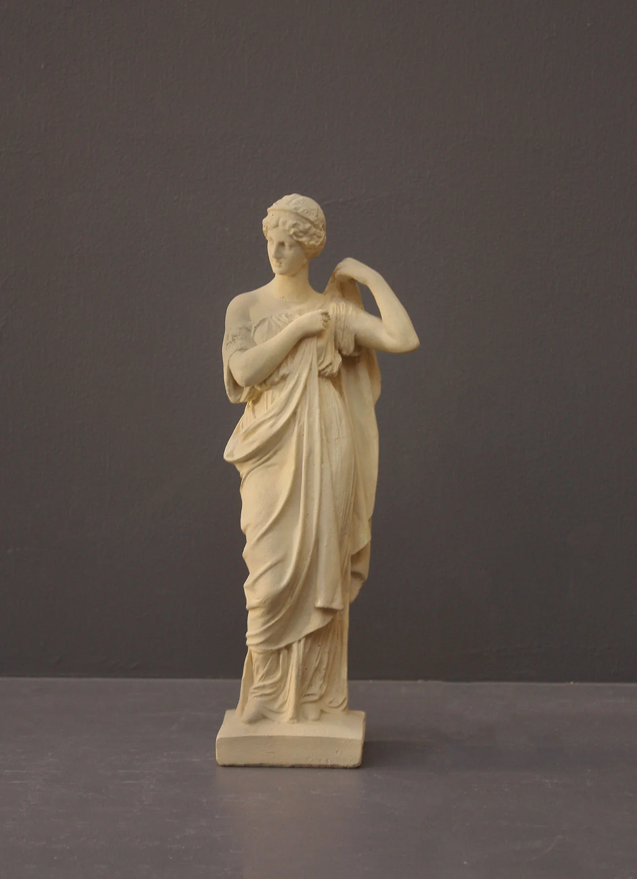 Tanagra Figurine Arranging Garments - Item #317 - Image 5