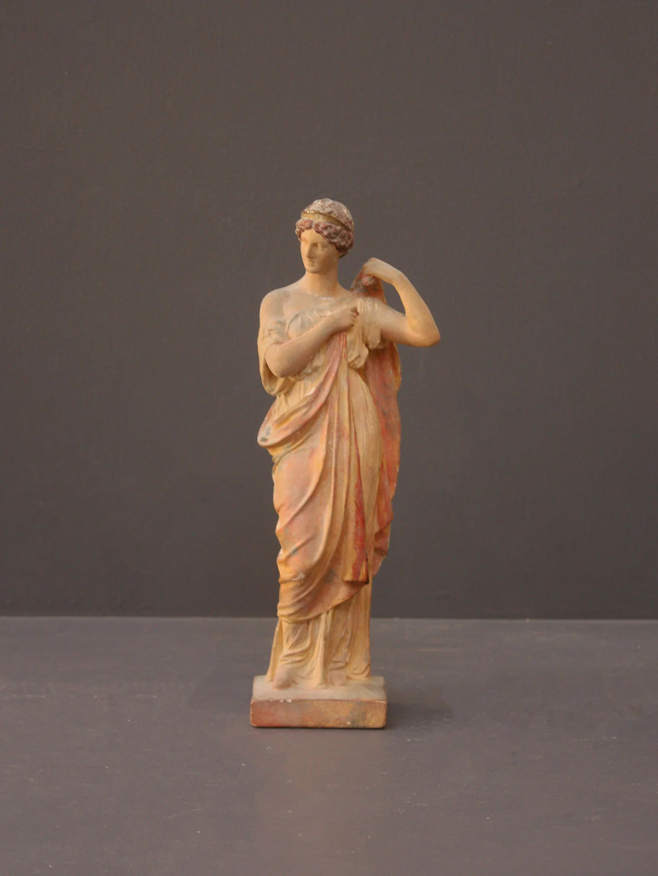 Tanagra Figurine Arranging Garments - Item #317 - Image 8