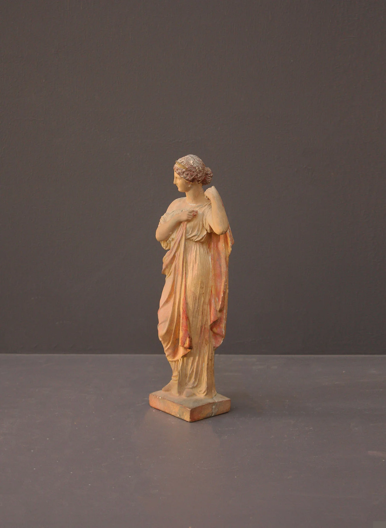 Tanagra Figurine Arranging Garments - Item #317 - Image 9