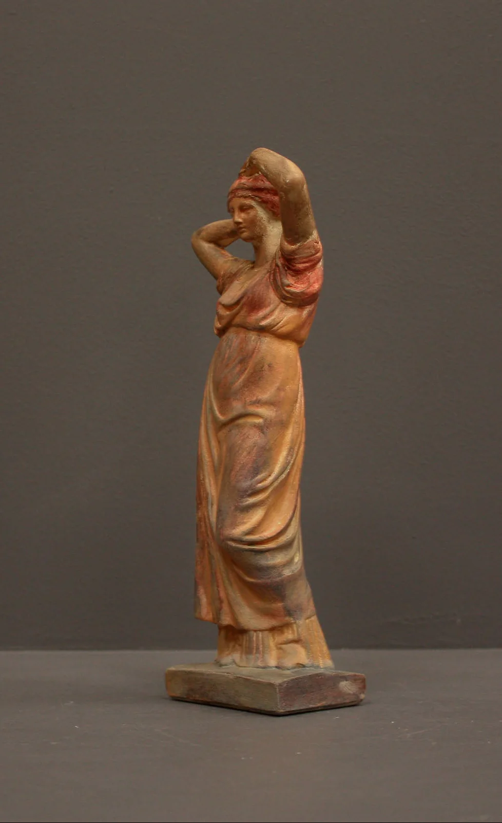 Tanagra Figurine Arranging Hair - Item #318 - Image 12