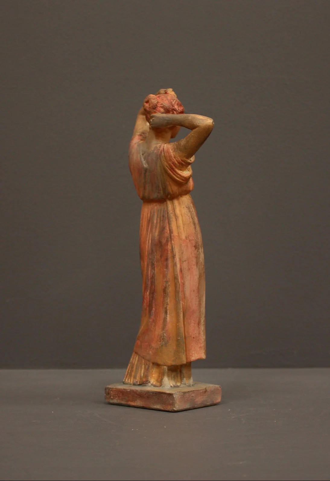 Tanagra Figurine Arranging Hair - Item #318 - Image 16