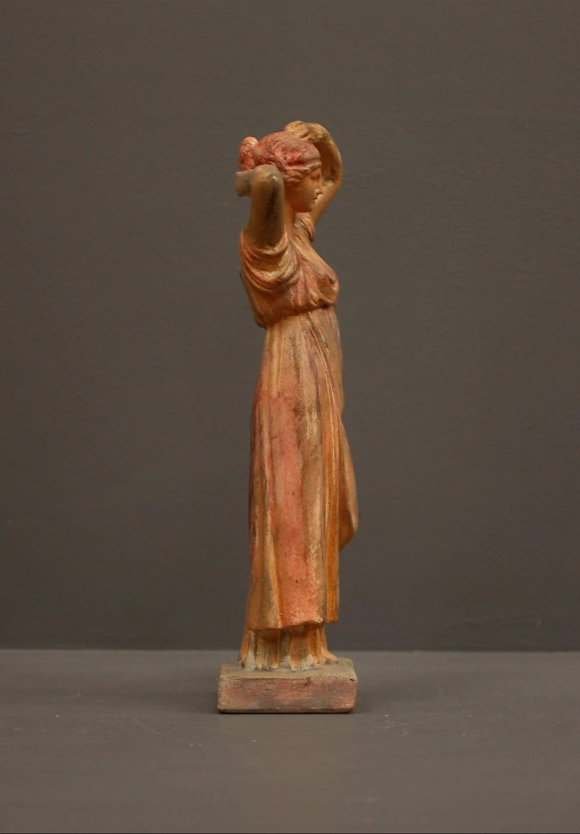 Tanagra Figurine Arranging Hair - Item #318 - Image 17