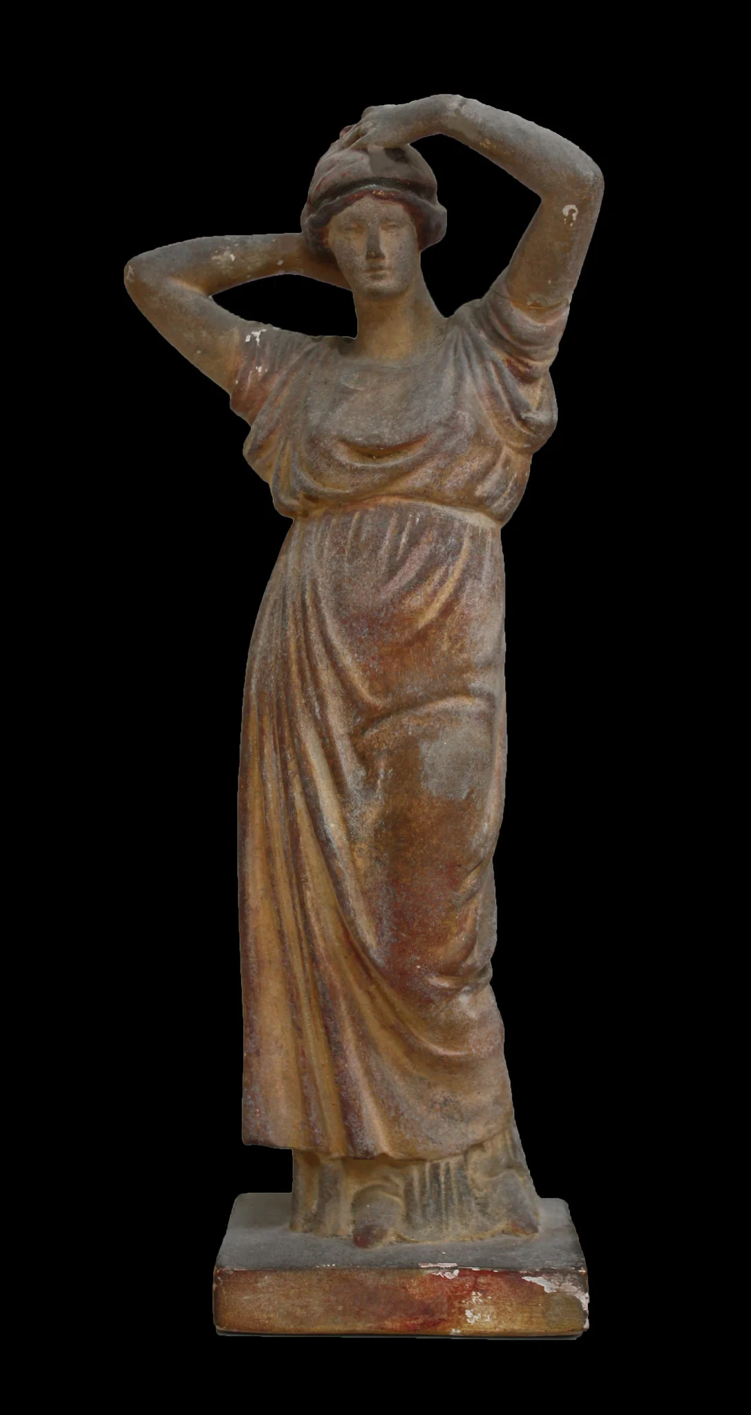 Tanagra Figurine Arranging Hair - Item #318 - Image 23