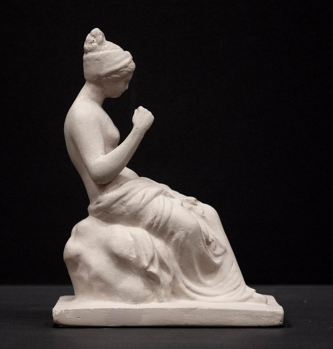 Tanagra Figurine with Mask - Item #396 - Image 5