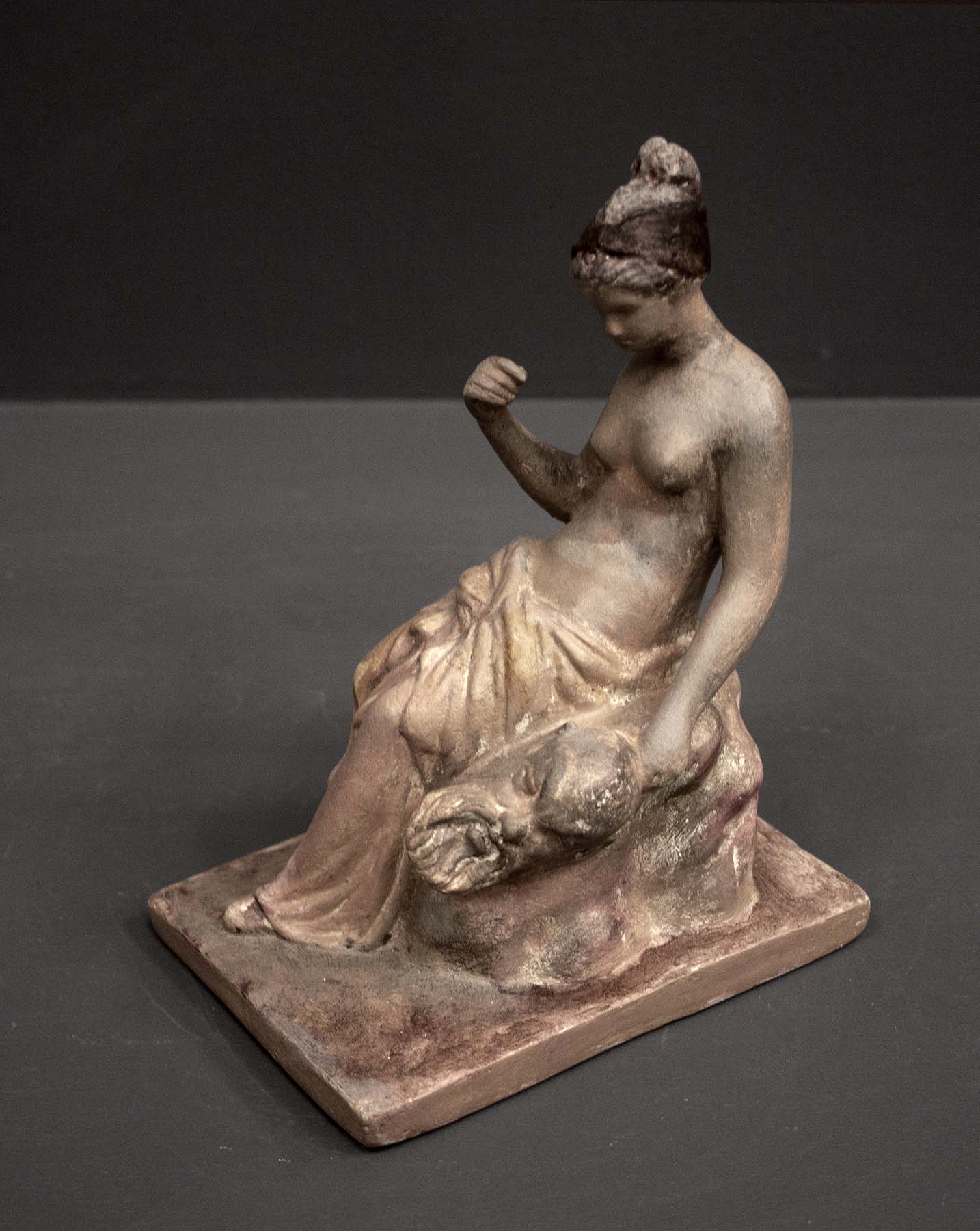 Tanagra Figurine with Mask - Item #396 - Image 8