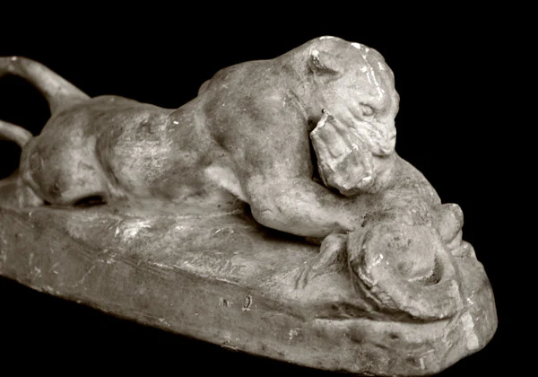 Tiger Devouring Crocodile - Item #704 - Image 2