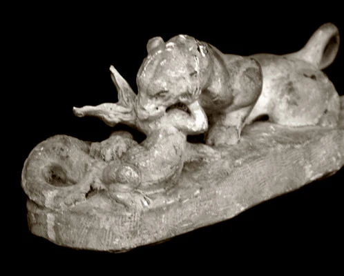 Tiger Devouring Crocodile - Item #704 - Image 3