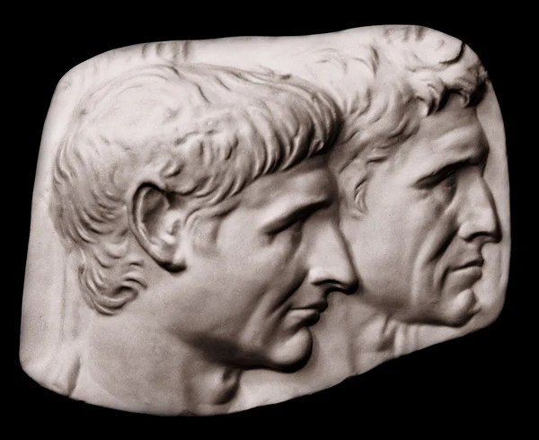 Two Heads from Trajan's Column - Item #157